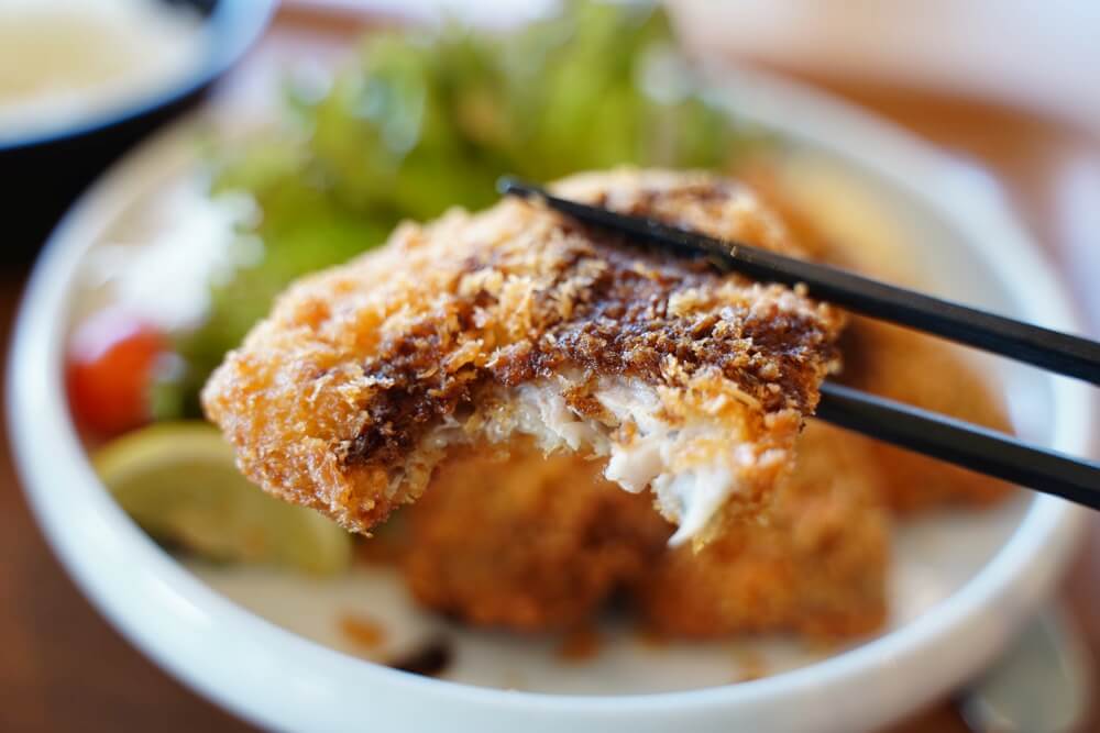 益城食堂 アジフライ