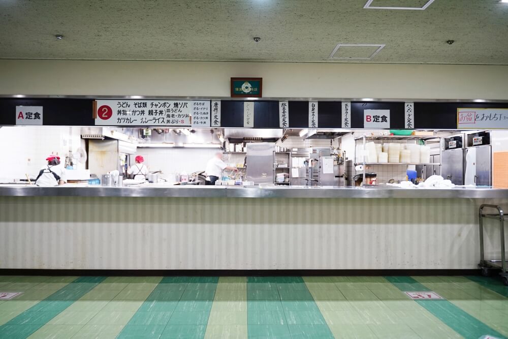 熊本市役所 地下食堂