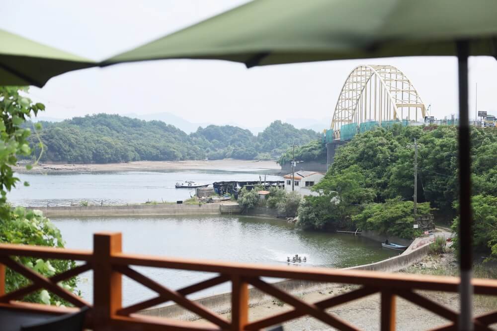 赤い看板 上天草 ランチ