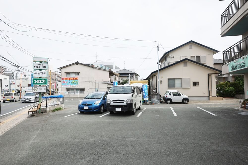 ぽぽぽ食堂 熊本 駐車場