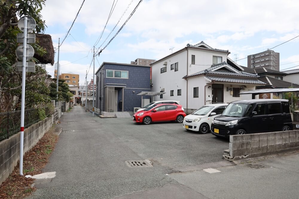 オオカミコーヒー 駐車場