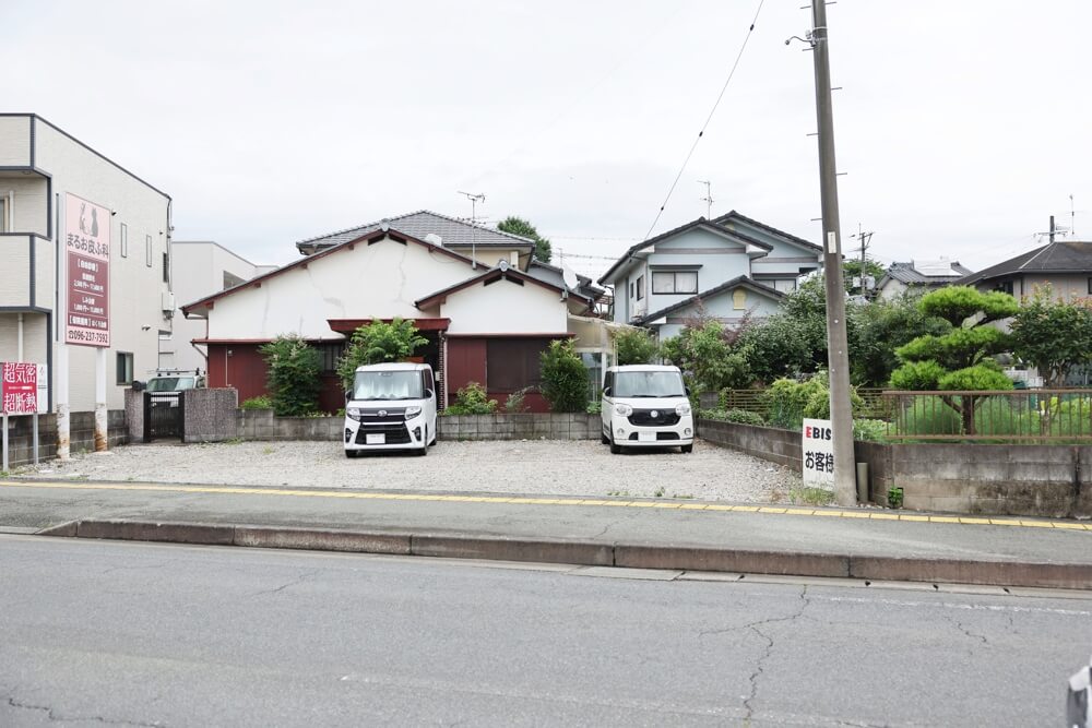 えびす屋餅本舗 駐車場