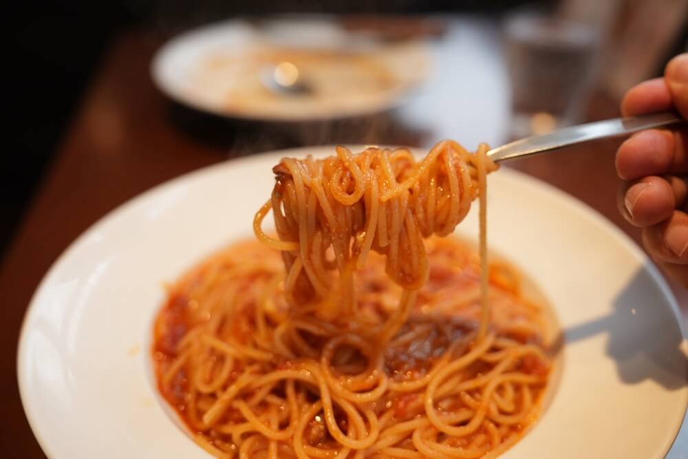 カプリチョーザ トマトとニンニクのスパゲッティ