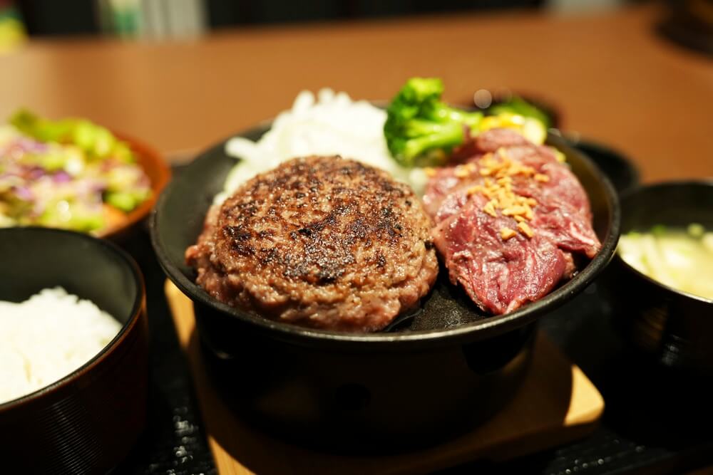 福よし 鶴屋 ハンバーグ