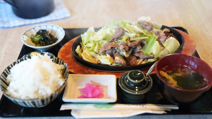 熊本・南区「とら壱」のランチ焼肉鉄板がうまかった